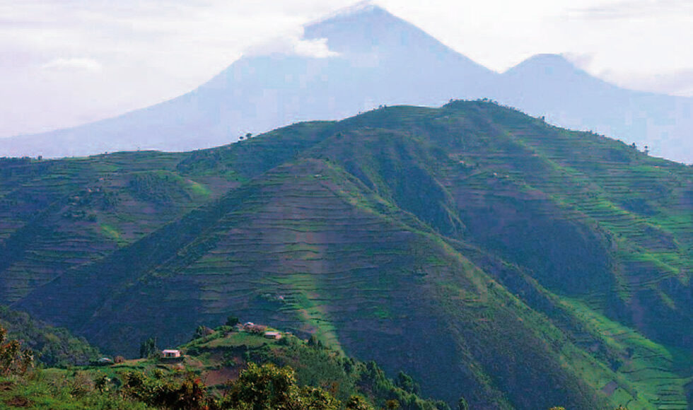 Kigezi Highlands in Western Uganda